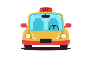 Taxi Sticker PNG