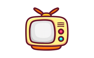 Television Free Sticker PNG