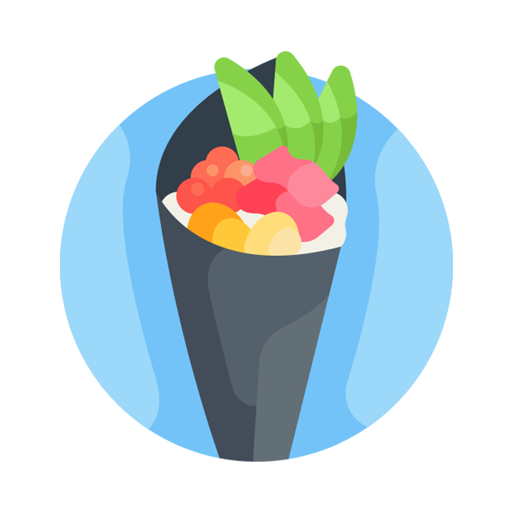 Temaki Free Sticker Transparent Clipart