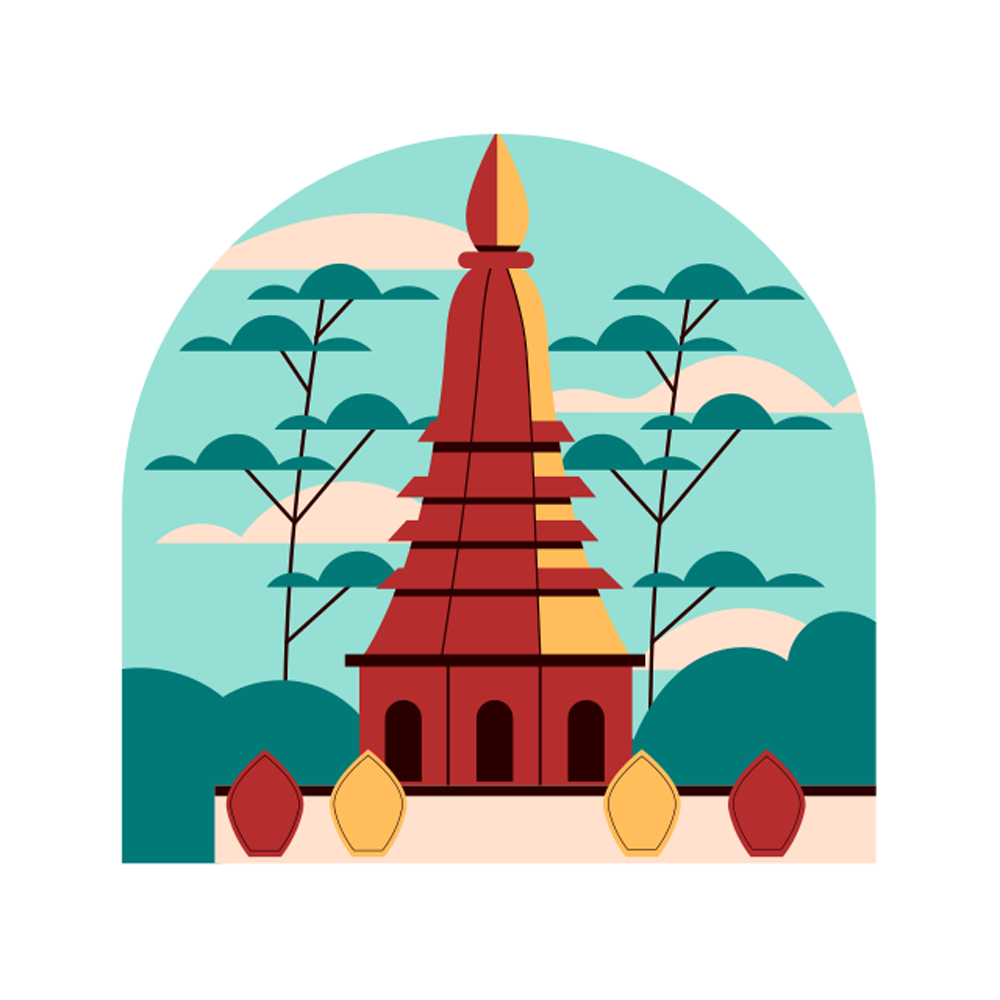 Temple Free Sticker Transparent Image