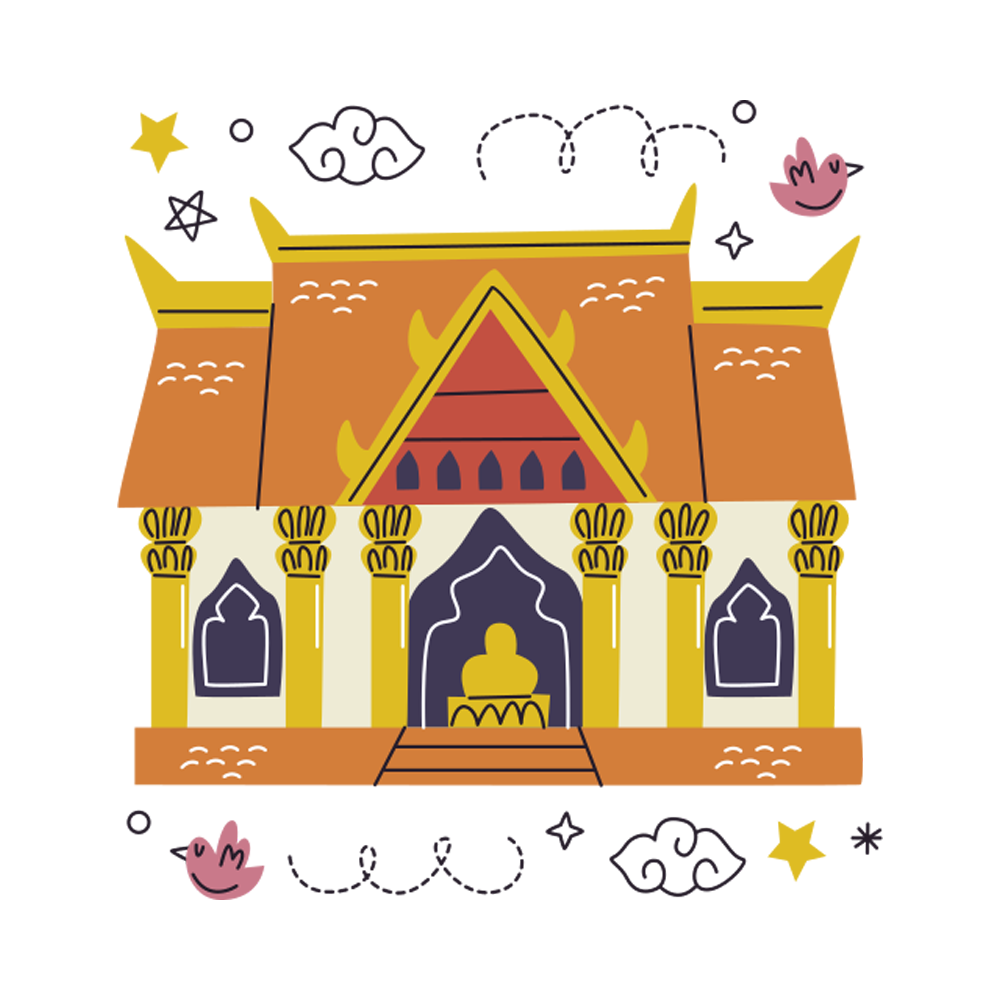 Temple Free Sticker Transparent Picture