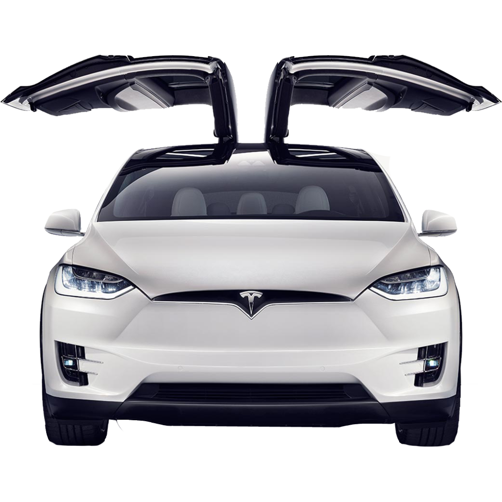 Tesla Model X  Transparent Photo