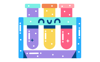 Test Tubes Sticker PNG