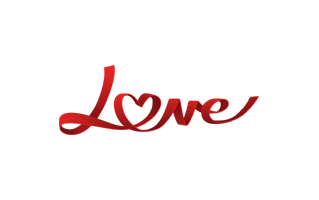 Text Love PNG