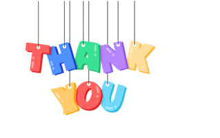Thank You Free Sticker PNG