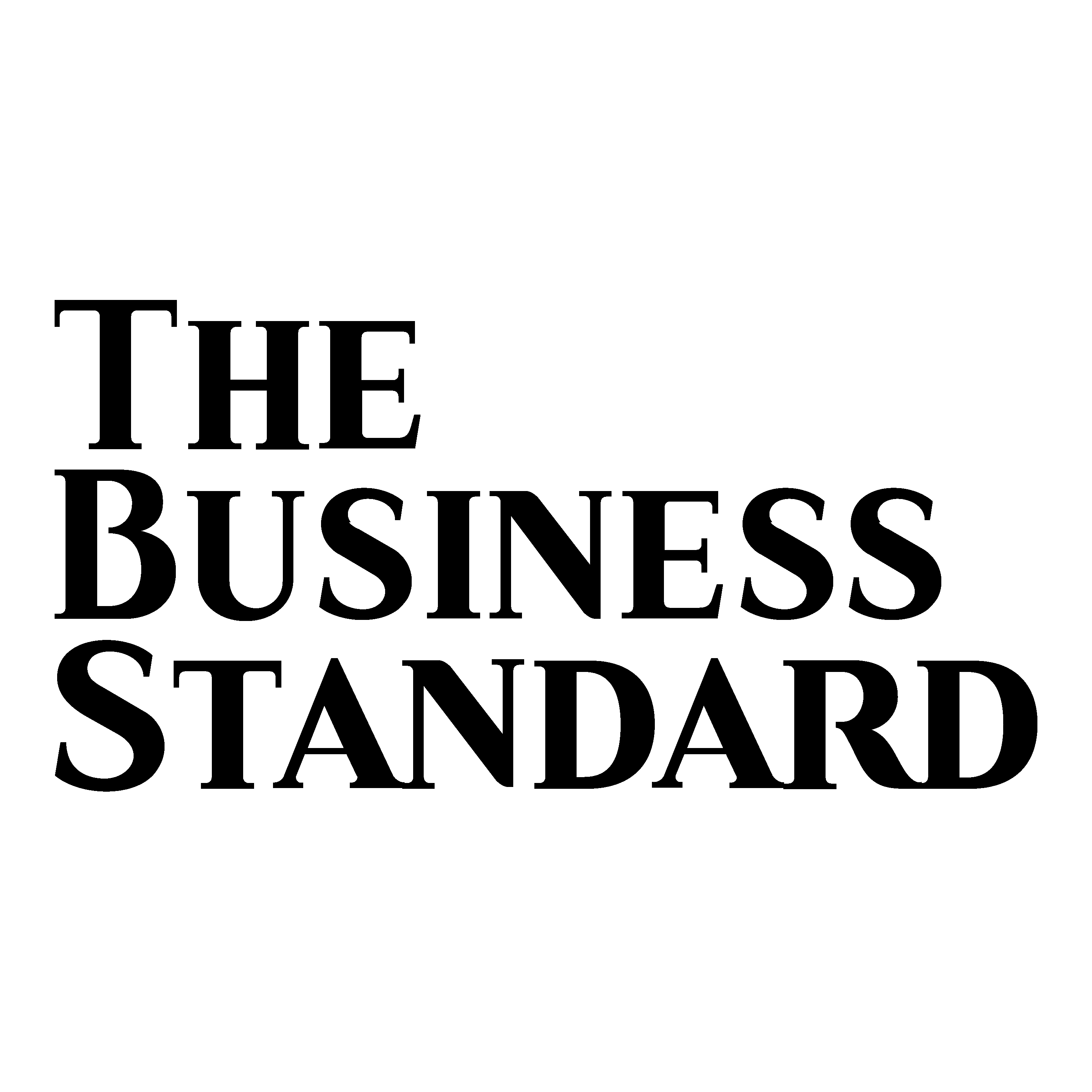 The Business Standard Logo  Transparent Photo