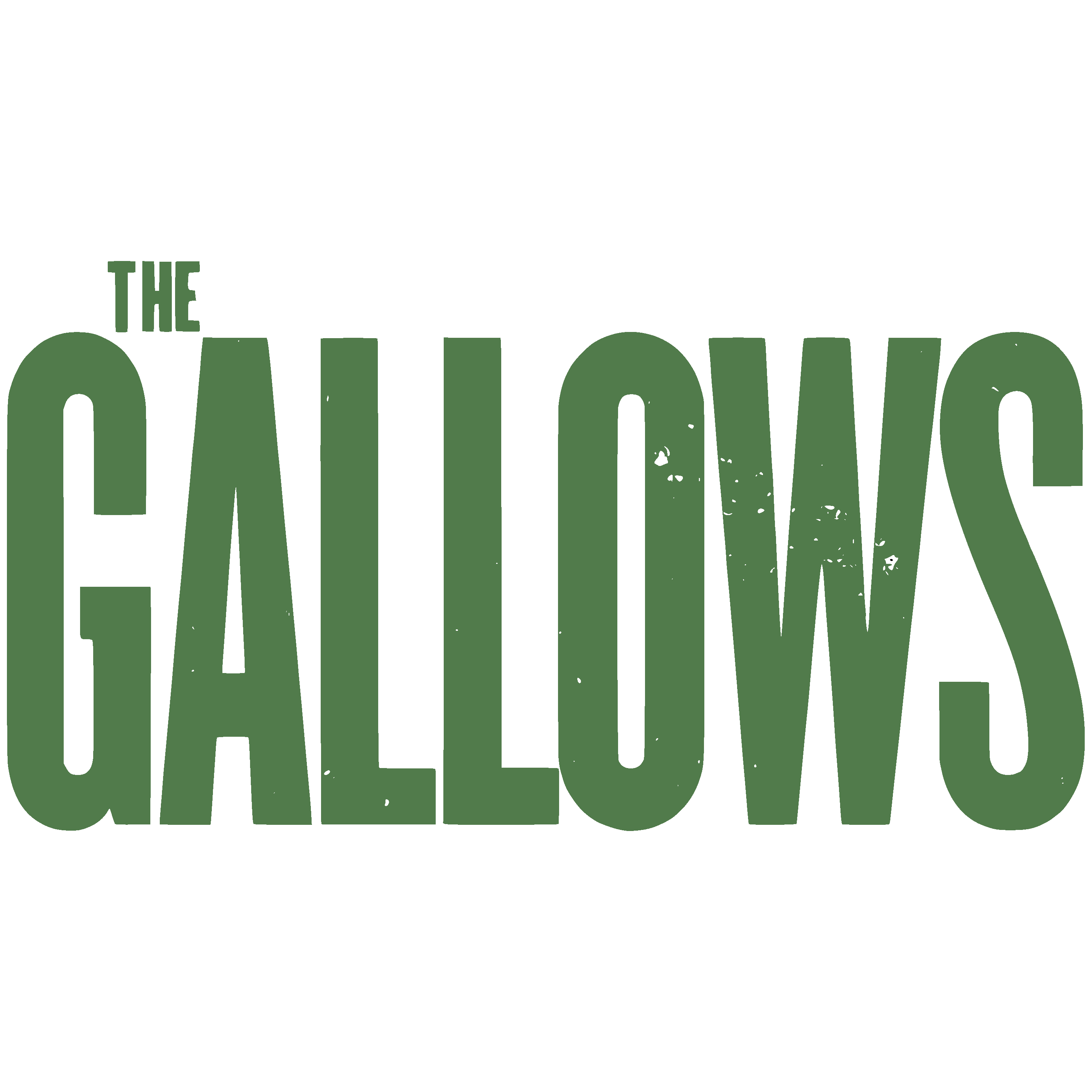 The Gallows Logo  Transparent Gallery