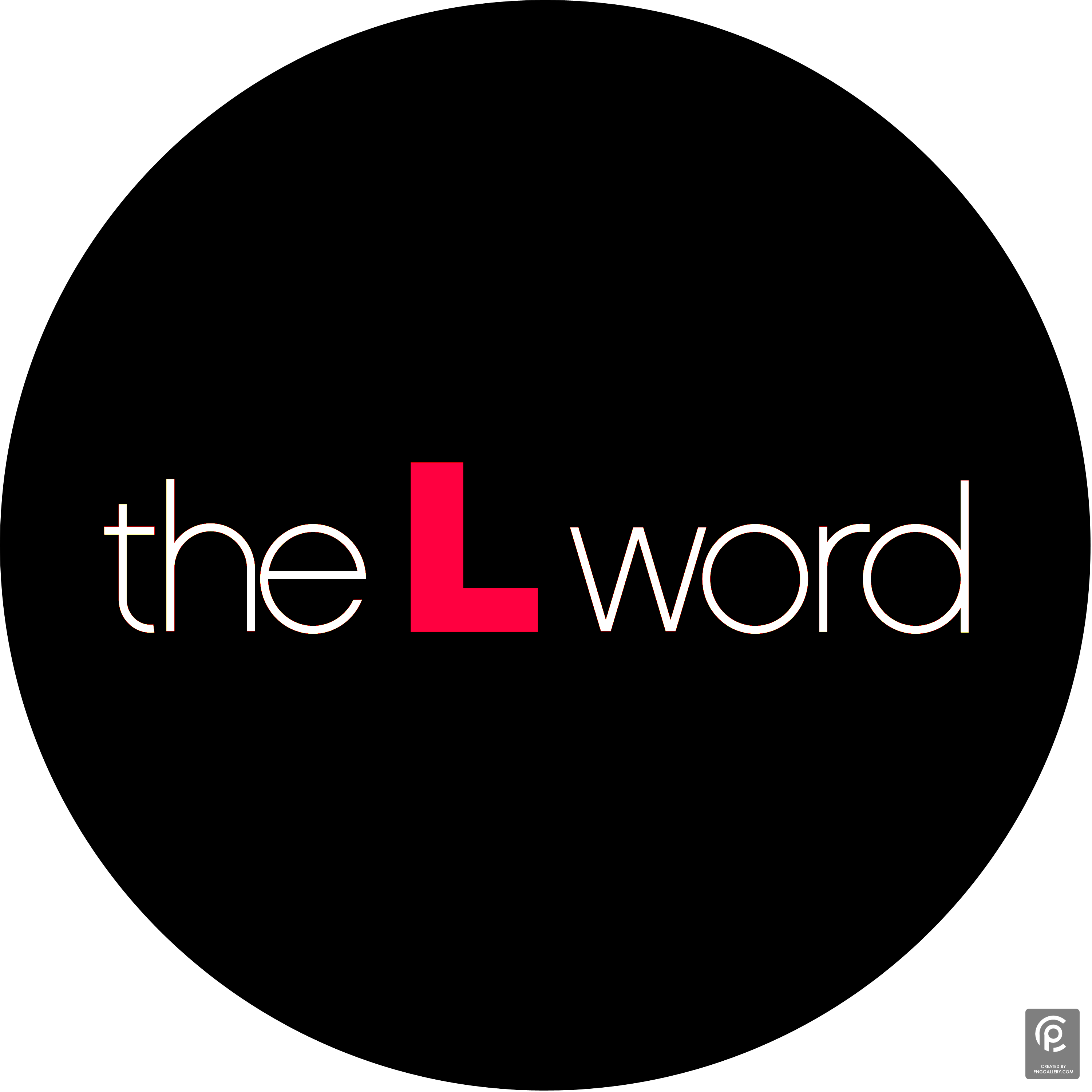 The l Word Logo Transparent Clipart