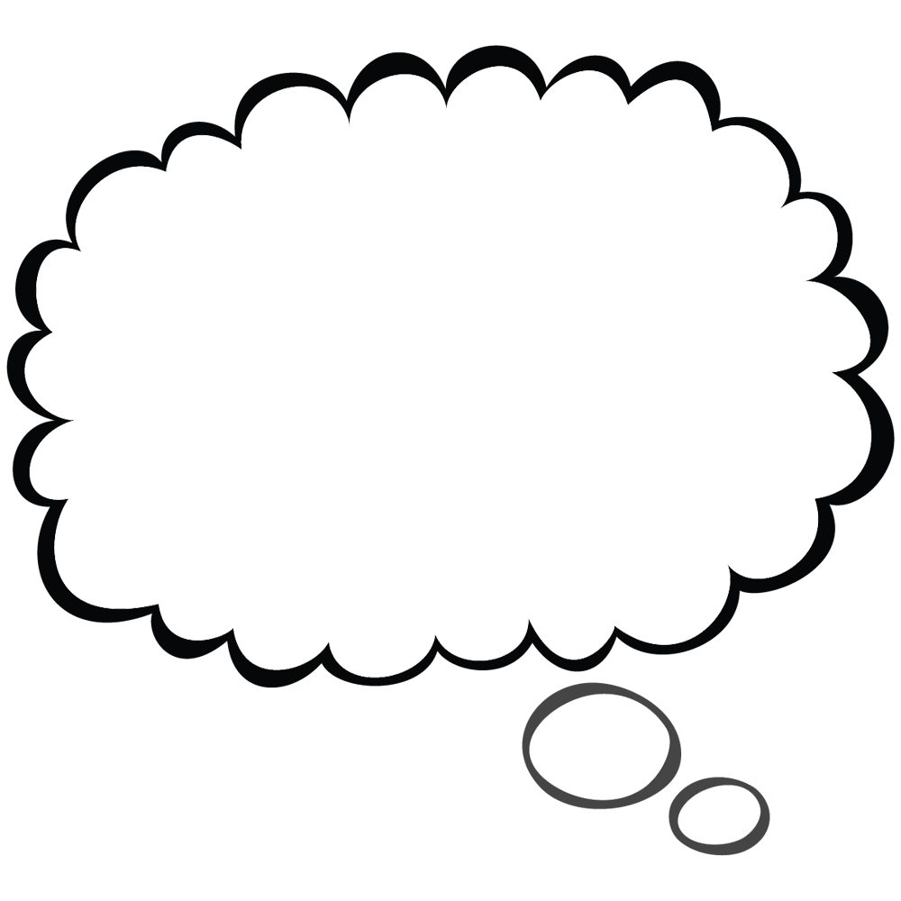 Thought Balloon  Transparent Clipart