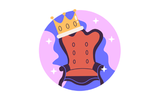 Throne Free Sticker PNG