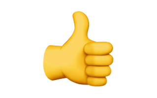 Thumbs Up Emoji PNG