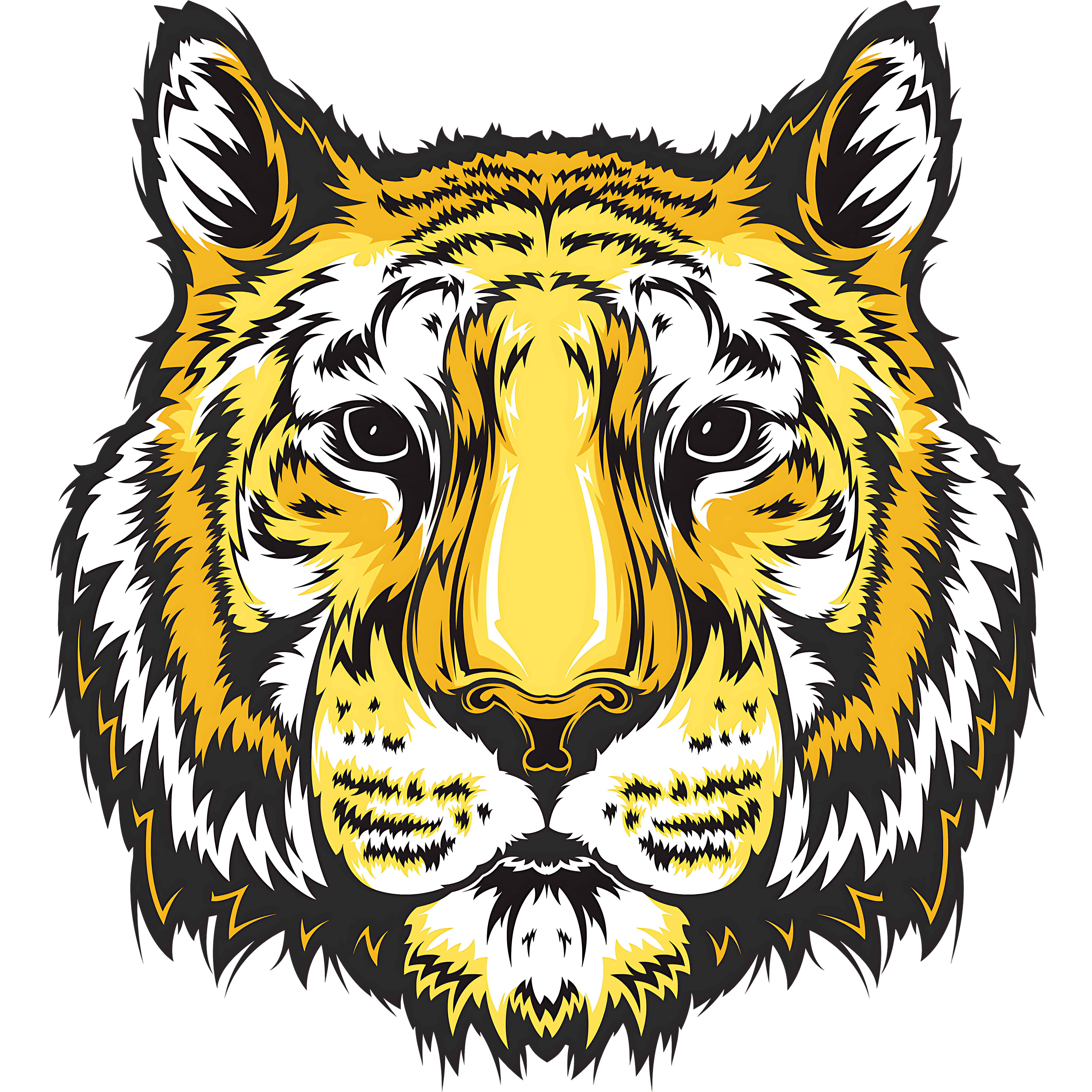 Tiger Face  Transparent Gallery
