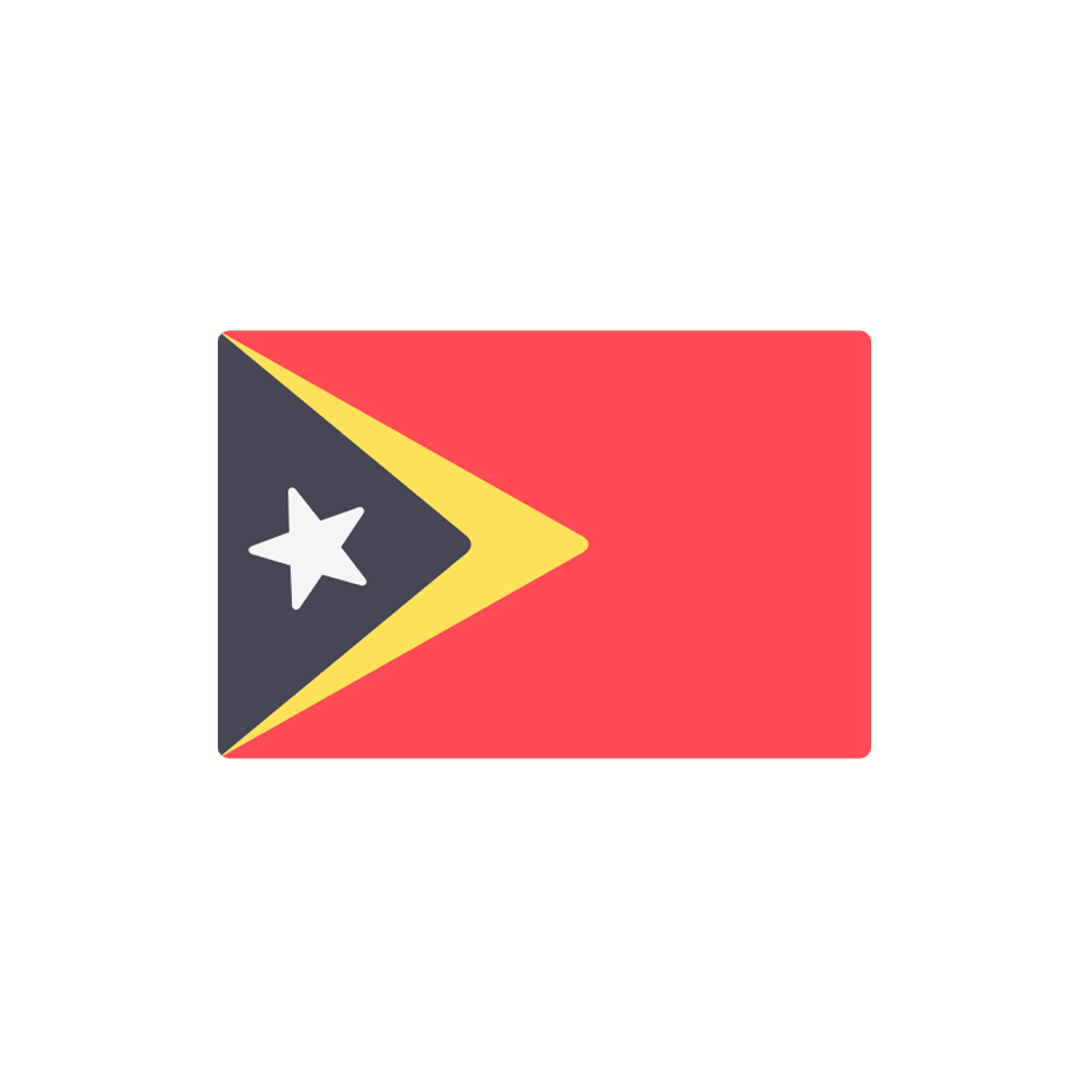 Timor Flag Transparent Clipart