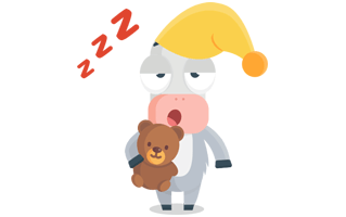 Tired Sticker PNG