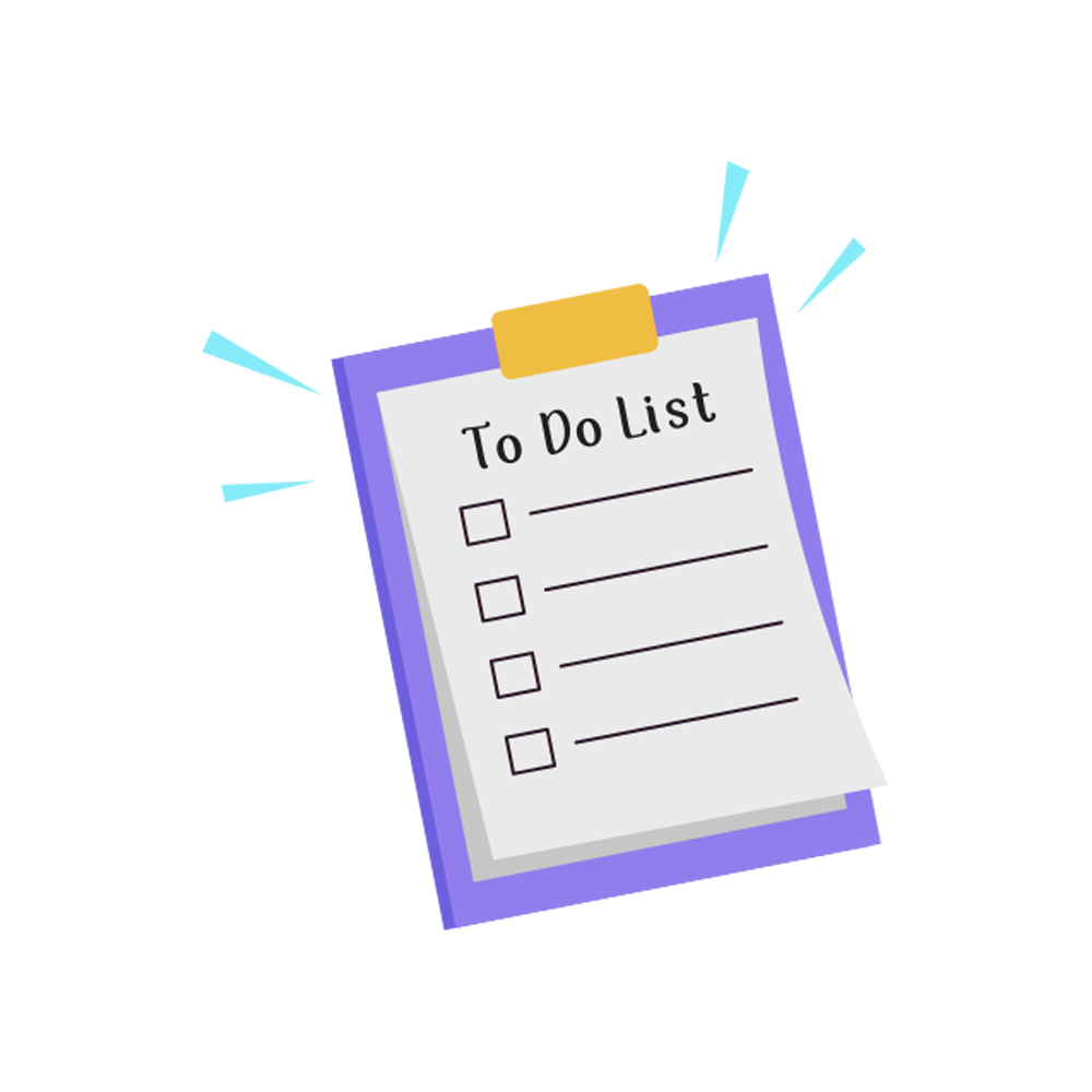 To Do List Free Sticker Transparent Clipart