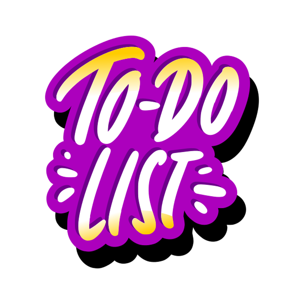 To Do List Free Sticker Transparent Gallery