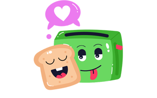 Toaster Sticker PNG
