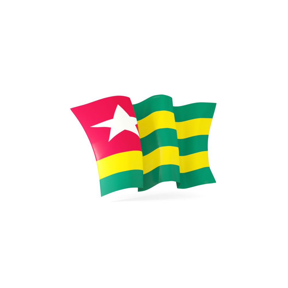 Togo Flag Transparent Image