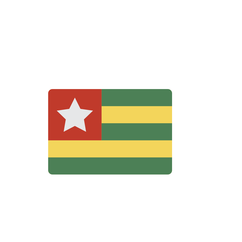 Togo Flag Transparent Picture