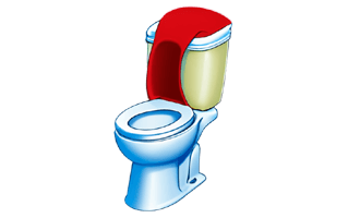 Toilet Sticker PNG