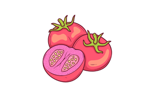 Tomato Free Sticker PNG
