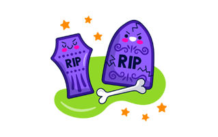 Tombstones Free Sticker PNG