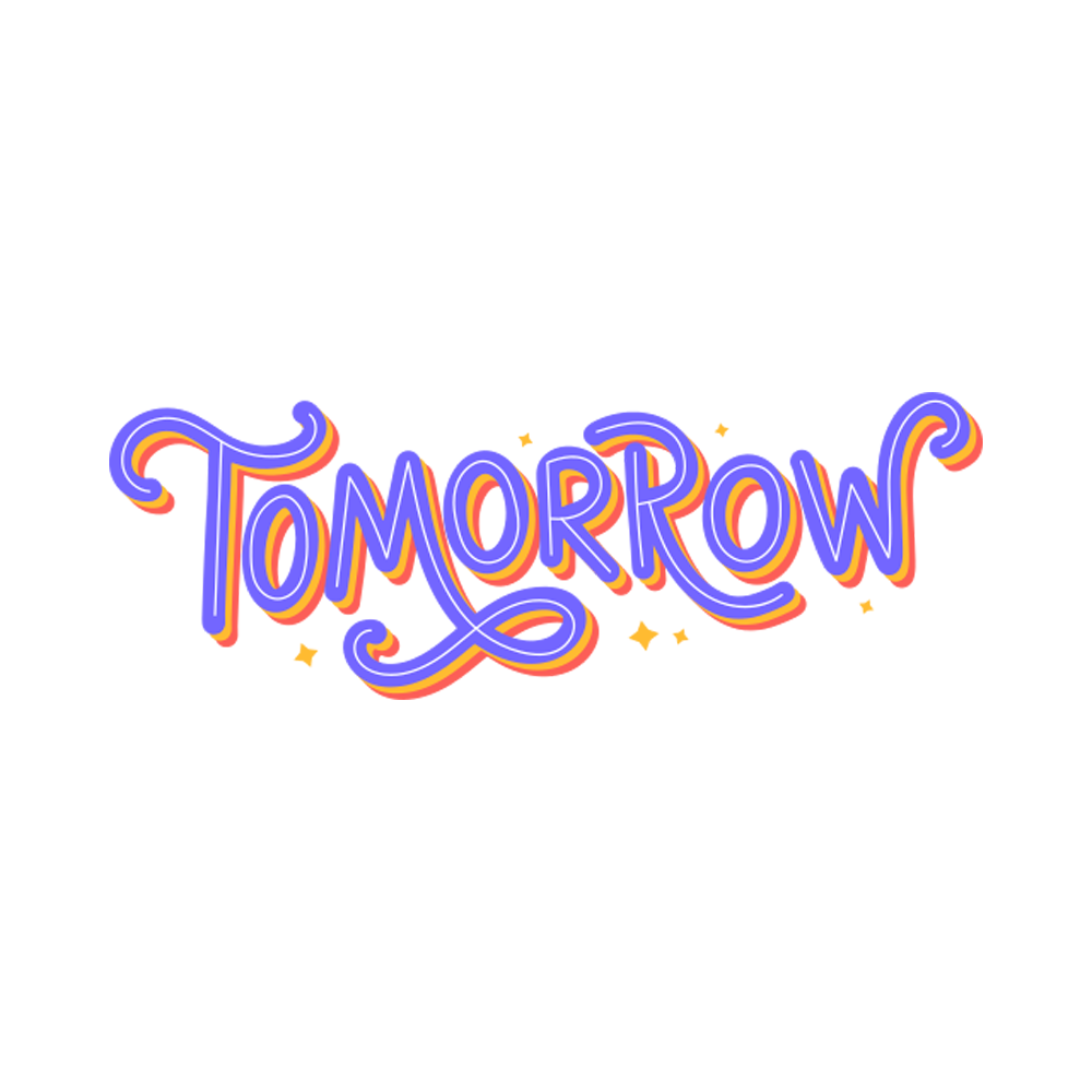 Tomorrow Sticker Transparent Image