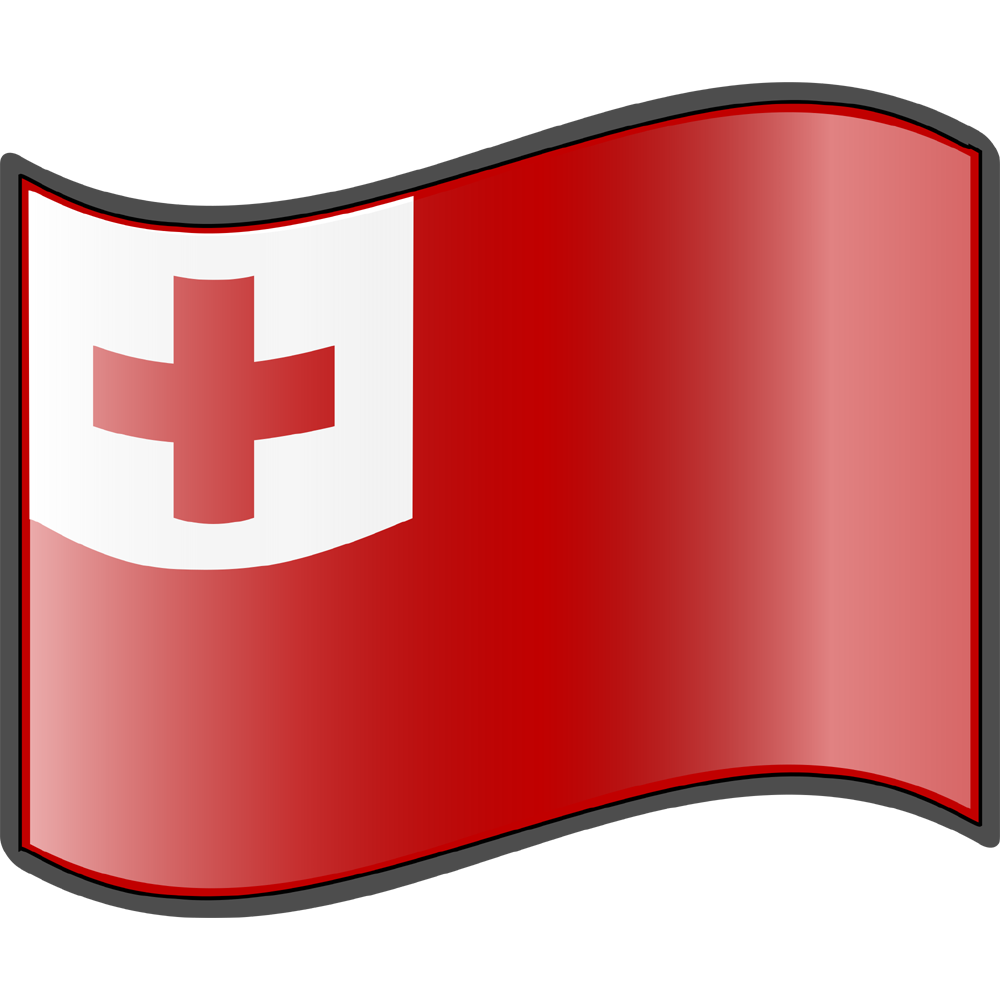 Tonga Flag Transparent Image