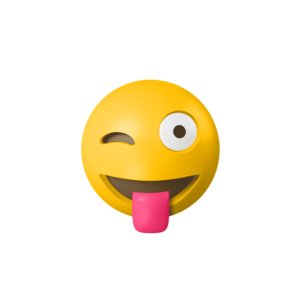 Tongue Out Emoji  Transparent Photo