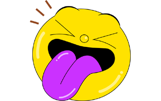 Tongue Out Free Sticker PNG
