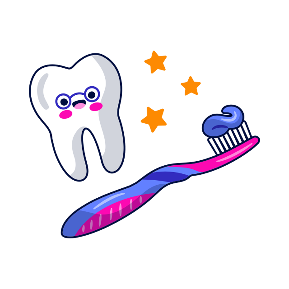 Tooth Brush Free Sticker Transparent Photo