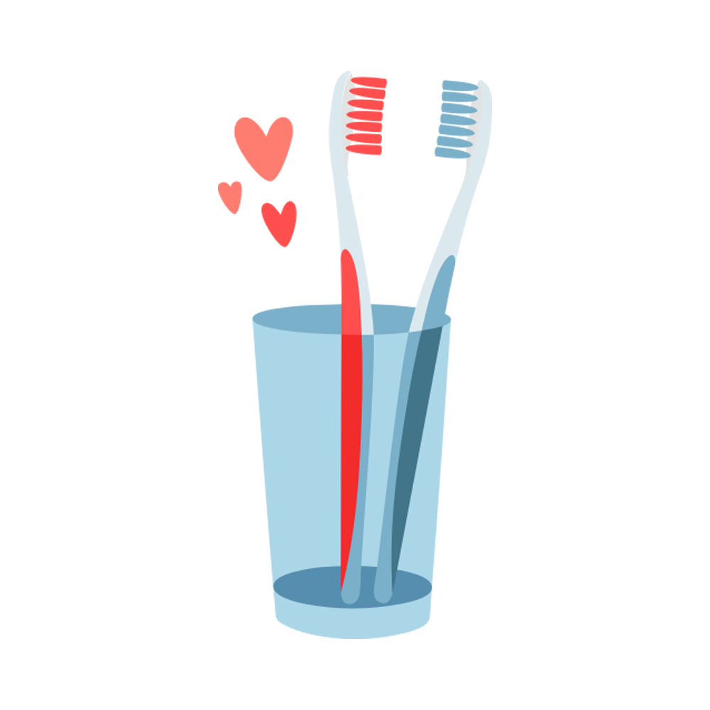 Tooth Brush Free Sticker Transparent Picture