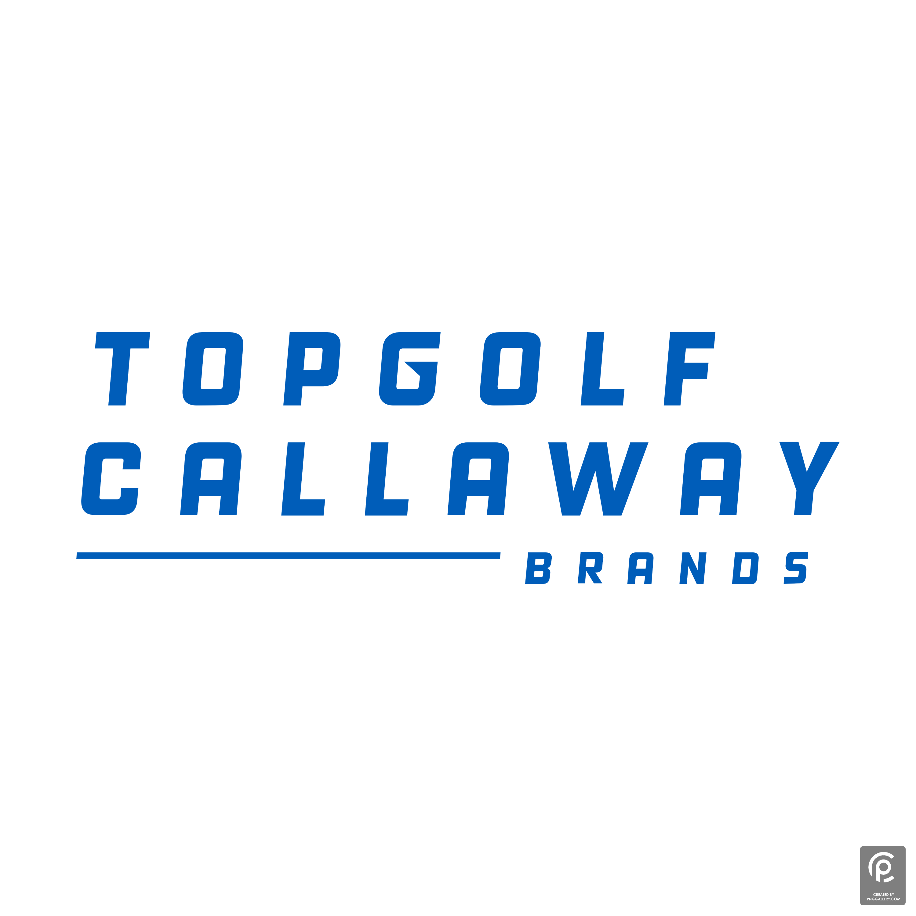 Topgolf Callaway Logo Transparent Clipart