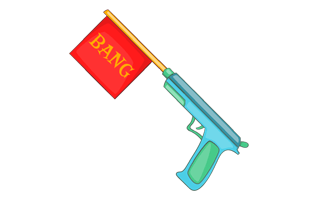 Toy Gun Free Sticker PNG