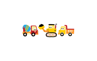 Toy Truck Sticker PNG