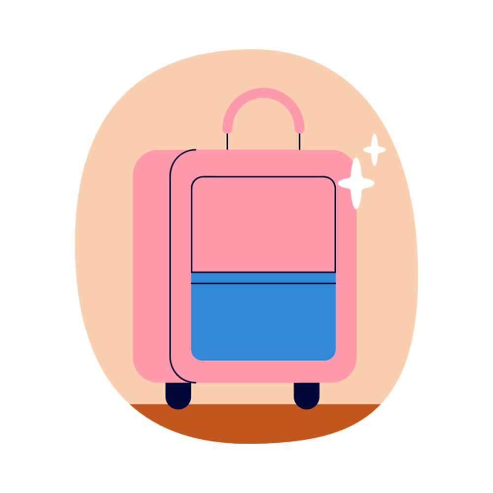Travel Bag Sticker Transparent Gallery
