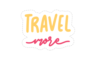 Traveler Sticker PNG