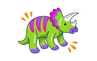 Triceratops Sticker PNG