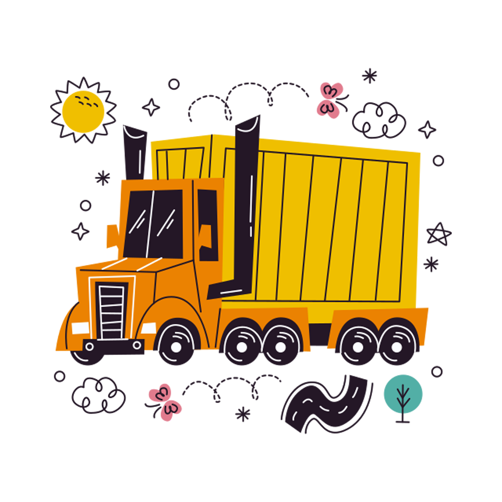 Truck Sticker Transparent Photo