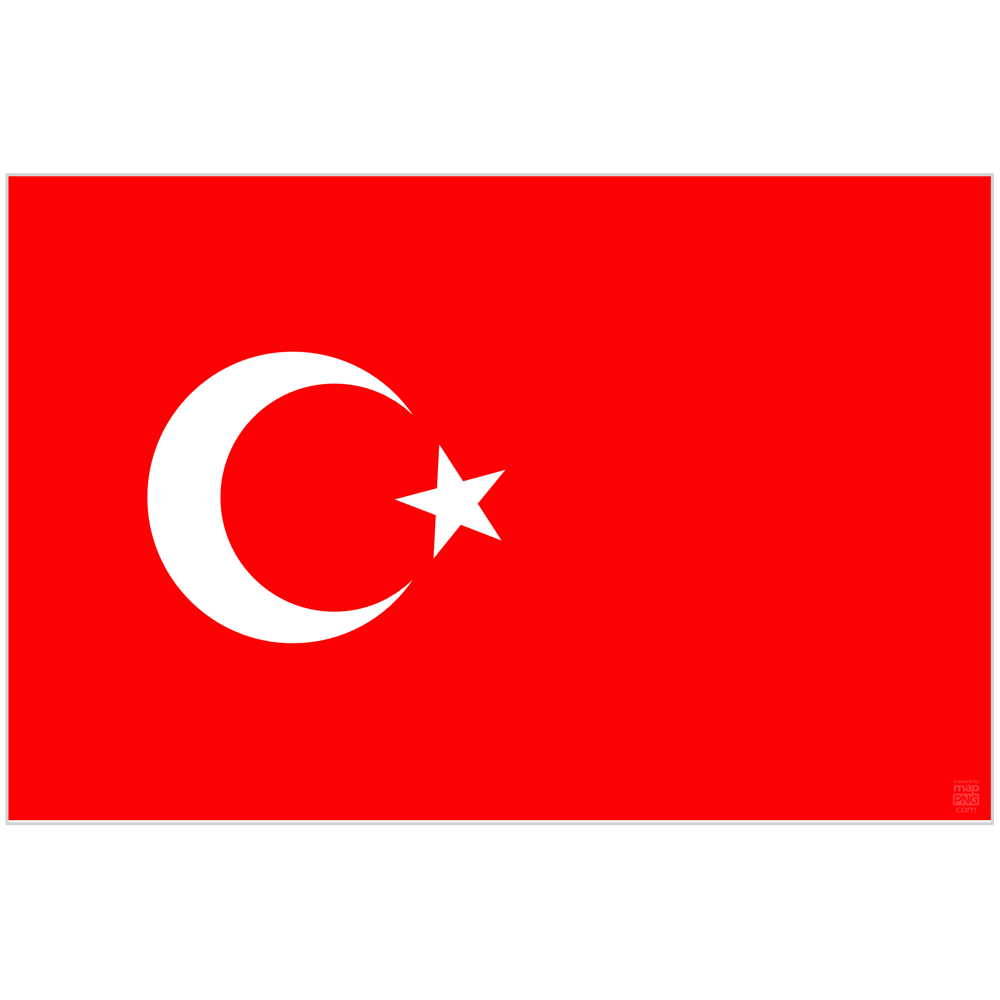 Turkey Flag Transparent Image