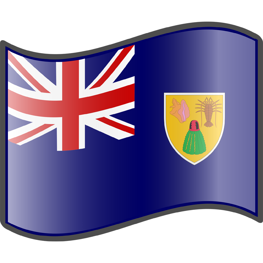 Turks And Caicos Islands Flag Transparent Clipart