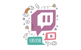 Twitch Free Sticker PNG