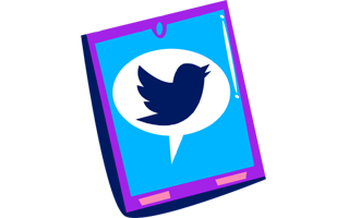 Twitter Sticker PNG