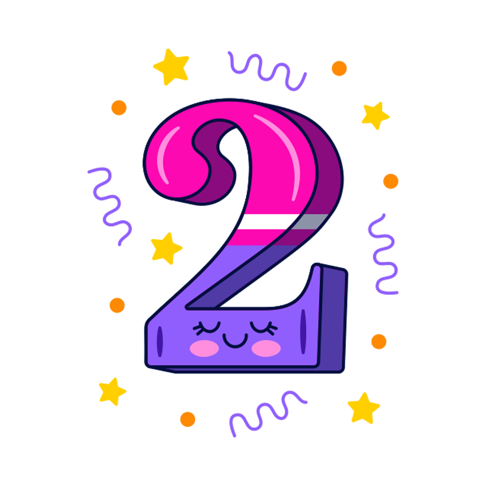 Two Sticker Transparent Clipart