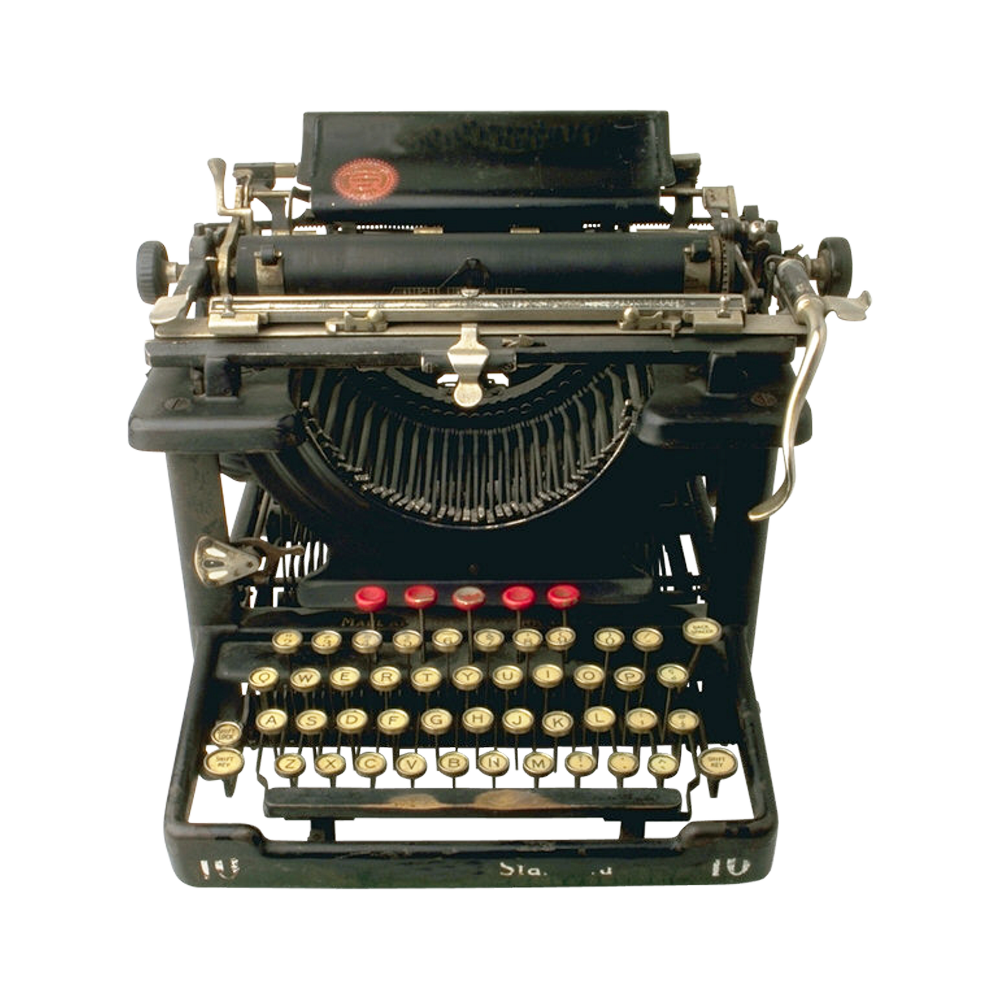 Typewriter  Transparent Photo