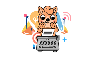 Typewriter Sticker PNG