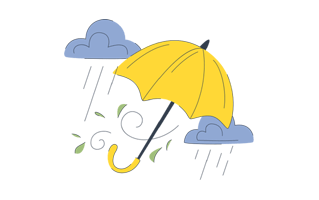 Umbrella Sticker PNG