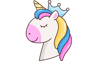 Unicorn Sticker PNG