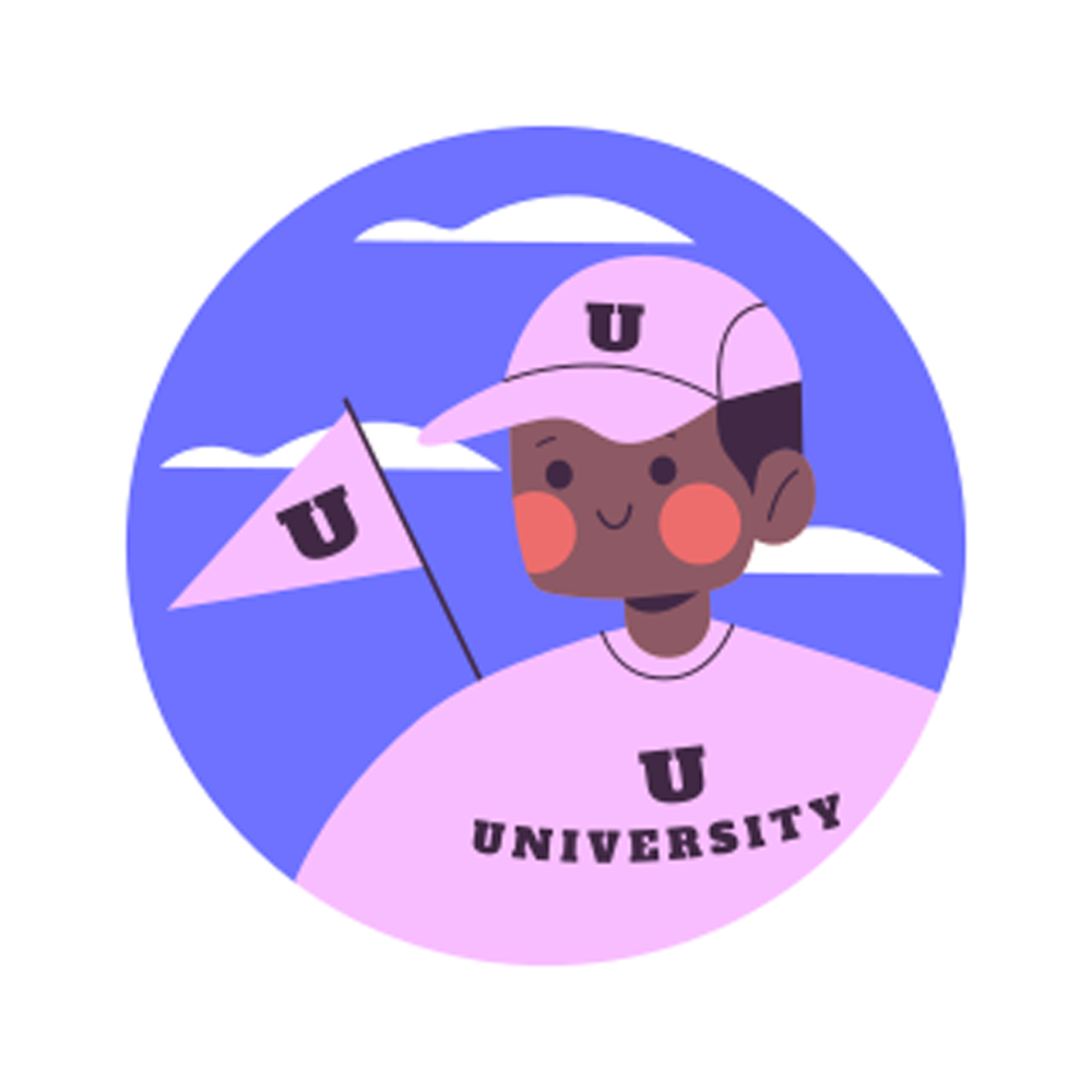 University Sticker Transparent Picture