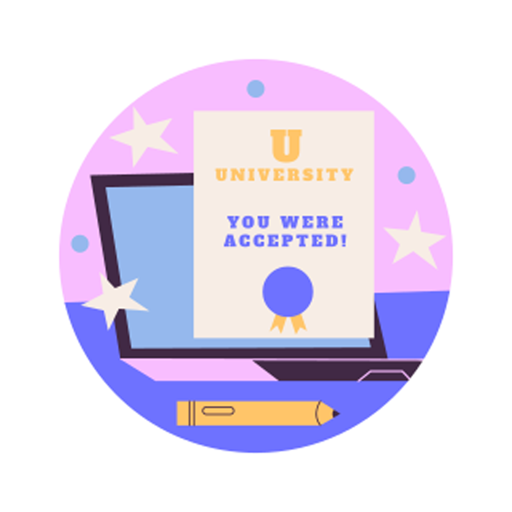 University Sticker Transparent Clipart